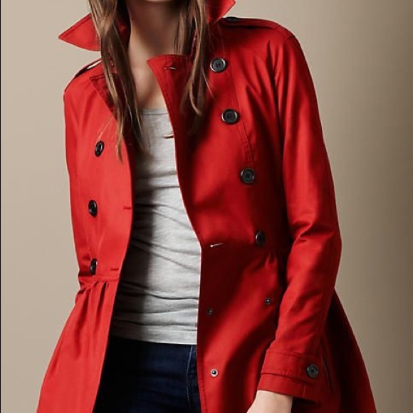 burberry military red jacket